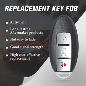 Keymall keyless Entry Remote car Key fob Replacement for for Nissan Cube Juke Leaf Quest CWTWB1U808 315MHz