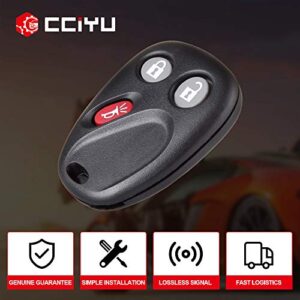 cciyu Replacement Keyless Entry Remote Replacement for 15008008 15008009 Control Key Fob Clicker