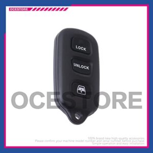 OCESTORE HYQ12BAN Car Key Fob Keyless Control Entry Remote HYQ12BBX 4 Button Vehicles Replacement Compatible with 4RUNNER Sequoia HYQ1512Y