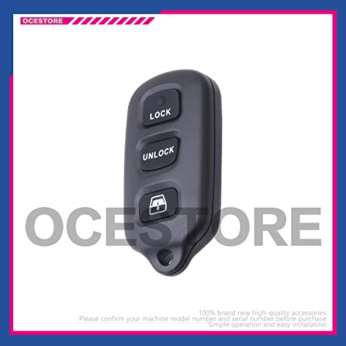 OCESTORE HYQ12BAN Car Key Fob Keyless Control Entry Remote HYQ12BBX 4 Button Vehicles Replacement Compatible with 4RUNNER Sequoia HYQ1512Y