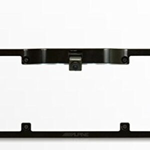 Alpine KTX-C10LP License Plate Frame with Alpine HCE-C1100 HDR Back Up Camera