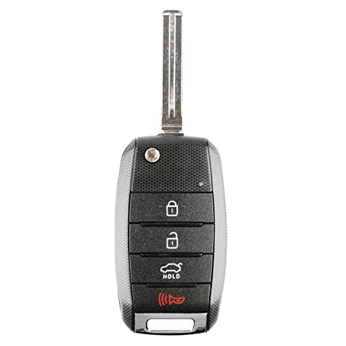 Remote 4btn SUV Flip Key Fob for Kia Optima (NYODD4TX1306-TFL, 95430-2T560, 4D60 Chip)