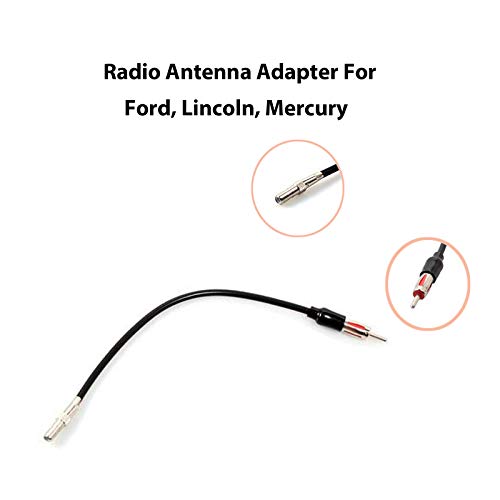 RED WOLF Replacement for Ford 2006-2012, Lincoln 2006-2010, Mercury 2006-2009 Aftermarket Stereo Install Wiring Harness with RCA Adapter, Radio Antenna Adapter Plug Connector