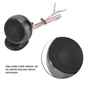 Qii lu Dome Tweeters, 2PCS 120W 12V Car Audio Speaker Dome HiFi Tweeters Loudspeaker Mini Car Tweeters