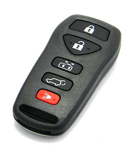 Replacement Case Compatible With 2004-2009 Nissan Quest 6-Button Key Fob Remote (FCC ID: KBRASTU51, P/N: 28268-5Z200)