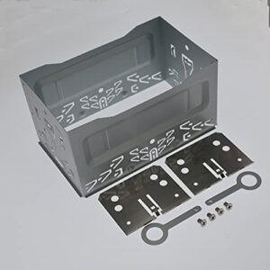 nc universal double din installation dash kit mounting metal fitting cage for 2 din car stereo radio