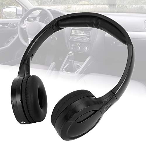 Wireless Car Headphones, 2 Channel IR Wireless Headphones for Kids, in Car Wireless DVD Headphones