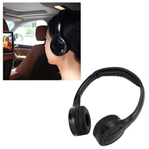 Wireless Car Headphones, 2 Channel IR Wireless Headphones for Kids, in Car Wireless DVD Headphones