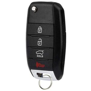 Key Fob fits 2014-2015 Kia Optima Keyless Entry Flip Remote (NYODD4TX1306-TFL)