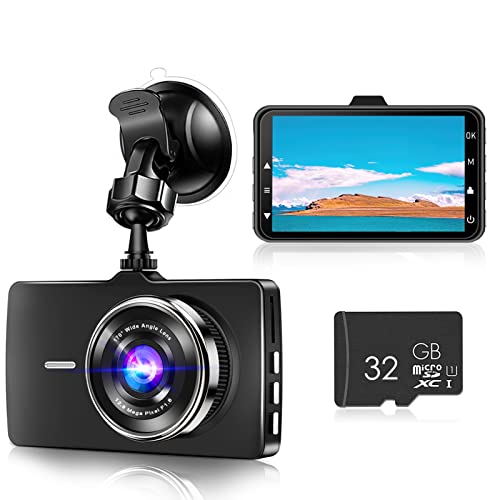 Dash Cam 4K WiFi Dash Camera for Cars 3" Dashcam with Super Night Vision 170° Wide Angle Dashboard Cam Recorder,G-Sensor,Motion Detection,Loop Recording,Parking Monitor