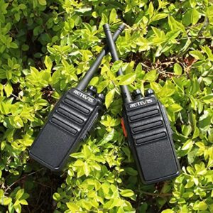 Retevis H-777S Walkie-Talkies Long Range,Rechargeable Two Way Radio,2 Way Radio with Earpieces,VOX Long Antenna Crisp Voice for Adults Gift Hunting Camping Outdoor Biking(2 Pack)