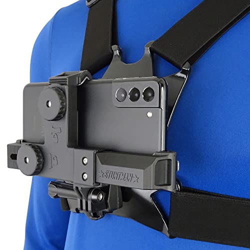 STUNTMAN Chest Mount for Smartphones - Compatible with iPhone, Samsung, Motorola, LG, Sony and Other Smartphones