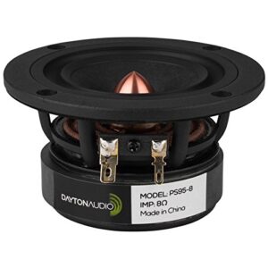 dayton audio ps95-8 3-1/2″ point source full range driver 8 ohm
