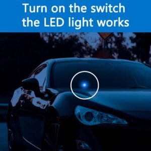 Fake Car Alarm, Dummy Car Alarm,(Batteries Included) Blue LED Light Simulate Imitation Security System, Warning Anti-Theft Flash Blinking Lamp (1Pack, Blue Light)