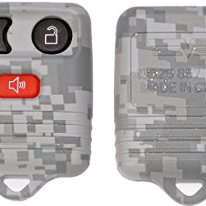 Dorman 13625GYC Keyless Entry Transmitter Cover Compatible with Select Models, Gray Digital Camouflage