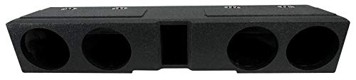 Rockville Quad 8" Sub Box for 2009-2020 Ford F150 Super Crew+2017-2020 F250/350