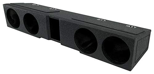 Rockville Quad 8" Sub Box for 2009-2020 Ford F150 Super Crew+2017-2020 F250/350