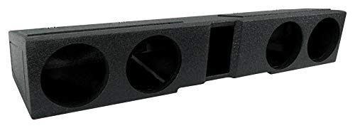 Rockville Quad 8" Sub Box for 2009-2020 Ford F150 Super Crew+2017-2020 F250/350