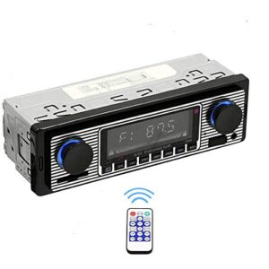 polarlander 12v bluetooth car stereo,4x45w car audio fm radio, mp3 player usb/sd/aux hands free calling with wireless remote control