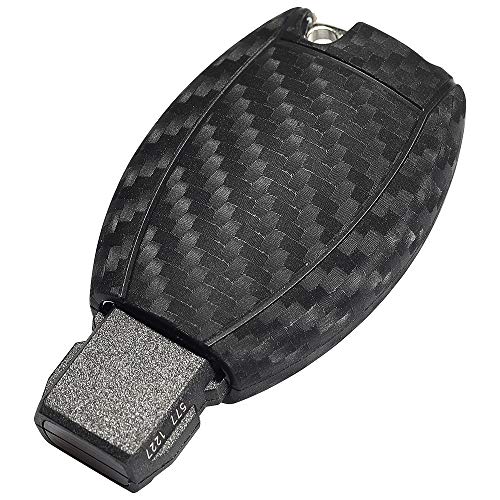 Lcyam Key Fob Cover Case Carbon Fiber Pattern for Mercedes Benz C E M S CLS CLK GLK GLC G Class CLA GLK350 GLA 250 C300 AMG 2019 GLC 300