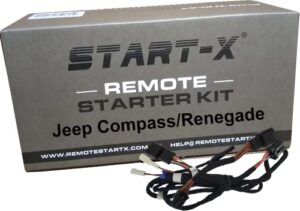 start-x remote start kit for jeep compass 2019-2022 & jeep renegade 2018-2022 || plug n play || 3x lock to remote start