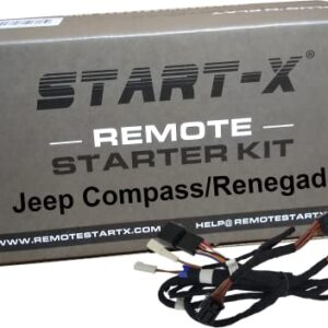 Start-X Remote Start Kit for Jeep Compass 2019-2022 & Jeep Renegade 2018-2022 || Plug n Play || 3X Lock to Remote Start