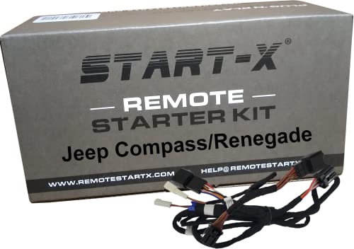 Start-X Remote Start Kit for Jeep Compass 2019-2022 & Jeep Renegade 2018-2022 || Plug n Play || 3X Lock to Remote Start