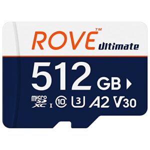 ROVE R3 Dash Cam | Hardwire Kit | 512GB Micro SD Card