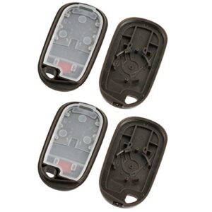 Key Fob Keyless Entry Remote Shell Case & Pad fits Acura 2001-2003 CL / 2002-2004 RL / 2002-2006 TL / 2004-2008 TSX, Set of 2