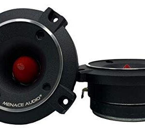 Menace Audio® MA-TW25 Super Tweeters - Red - Pair!