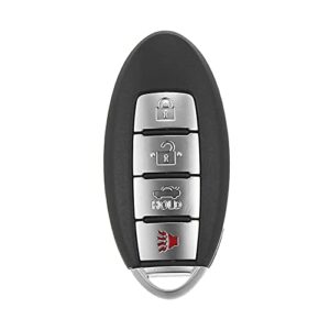 x autohaux 433mhz kr5s180144014 replacement smart proximity insert keyless entry remote key fob for nissan altima maxima 2013 2014 2015 4 buttons 47chip 7812d-s180014