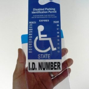 JL Safety 2 MirorTag Bronze Tag Holders Easily Display & Put Away a Handicap Parking Placard. Magnetically snap Your Tag On & Off to Magnet adhered Behind Rearview Mirror. 2 Included- Made in USA