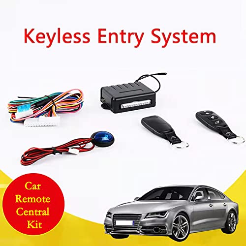 IHEX Auto Car Remote Central Kit,Universal Vehicle Security Car Door Lock Vehicle Keyless Entry System Auto Remote Central Kit with Box