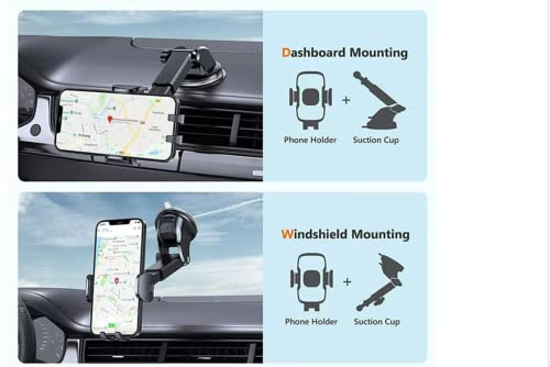 Car Phone Mount, Air Vent mobilePhone Holder for Car