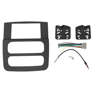 HECASA Double Din Radio Dash Compatible with 2002-2005 Dodge Ram 1500 2500 3500 Dash Kit with Wire Harness Antenna Adapter