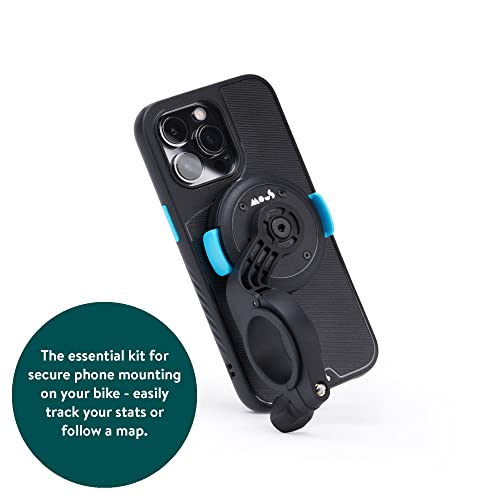 MOUS - Bike Phone Mount and Phone Case for iPhone 14 Pro - Bicycle Phone Holder Kit - IntraLock Bike Mount and Evolution Phone Case for iPhone 14 Pro - Evolution Cycle