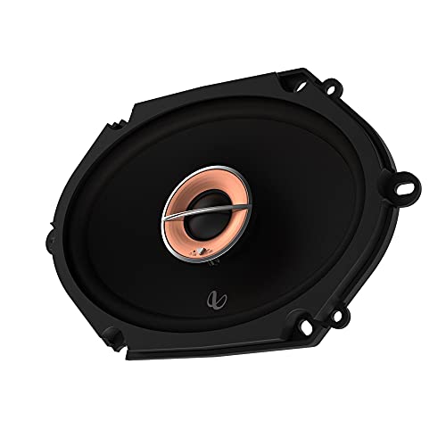 Infinity 6” x 8” Two-Way car Audio Multi-Element Speaker/No Grill, Black, (INFSPKKA683XFAM)