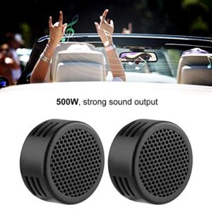 Car Audio Speaker, 12V 500W Mini Car Sound Speaker Audio System Tweeter 200mm 98dB Loudspeaker Automobile Speaker Black