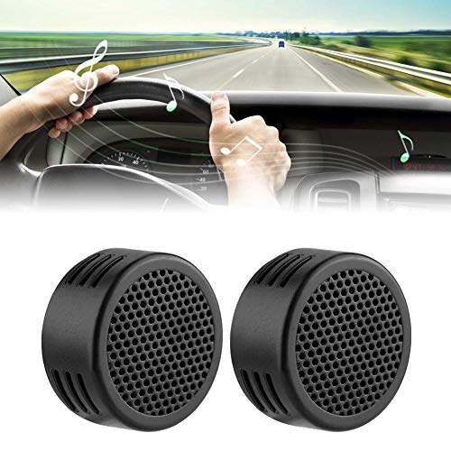 Car Audio Speaker, 12V 500W Mini Car Sound Speaker Audio System Tweeter 200mm 98dB Loudspeaker Automobile Speaker Black