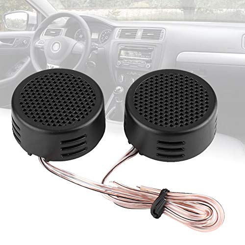 Car Audio Speaker, 12V 500W Mini Car Sound Speaker Audio System Tweeter 200mm 98dB Loudspeaker Automobile Speaker Black