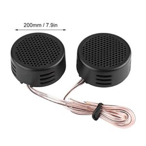 Car Audio Speaker, 12V 500W Mini Car Sound Speaker Audio System Tweeter 200mm 98dB Loudspeaker Automobile Speaker Black