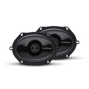 rockford fosgate p1572 punch 5″x7″ 2-way coaxial full range speakers – black (pair)
