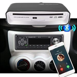 Portable Car CD Player | External USB Vehicle CD Player for Car Android Navigation Plug and Play (for Android 4.4 and Above System Only)