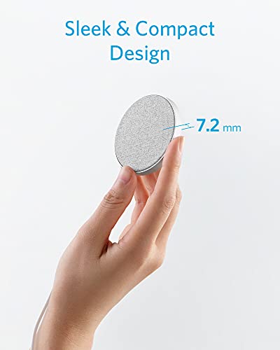 Anker Magnetic Wireless Charging Pad with Sleek Design, PowerWave Select+ Magnetic Pad, 5 ft Built-in Charging Cable, 7.5W Only Compatible with iPhone 12 (No AC Adapter)