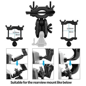 Dash Cam Mount Holder - Mirror Mount, Come with 10+ Different Joints, Compatible with APEMAN, Falcon F170, Old Shark, Peztio, Rexing V1P, Roav, UGSHDI, Z-Edge，YI，Kdlinks X1, and Most Dash Cameras /GPS