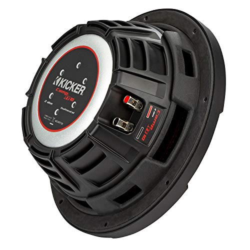 KICKER CompRT 10"(25cm) Subwoofer, DVC, 4-ohm, RoHS Compliant