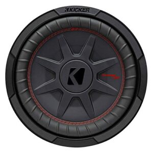 KICKER CompRT 10"(25cm) Subwoofer, DVC, 4-ohm, RoHS Compliant