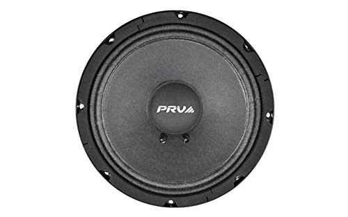 PRV AUDIO 8 Inch Midrange Speaker 8MR600X, 600 Watts Program Power, 8 Ohm, 2 in Dual Layer Voice Coil, 300 Watts RMS Pro Audio Speaker (Single)