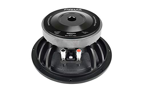 PRV AUDIO 8 Inch Midrange Speaker 8MR600X, 600 Watts Program Power, 8 Ohm, 2 in Dual Layer Voice Coil, 300 Watts RMS Pro Audio Speaker (Single)