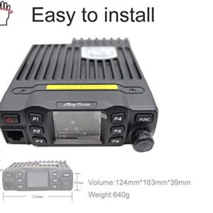 ANYSECU AnyTone AT-778UV Mobile Radio Dual Band VHF/UHF 136-174/400-480MHz Car Radio AT778 25W Walkie Talkie